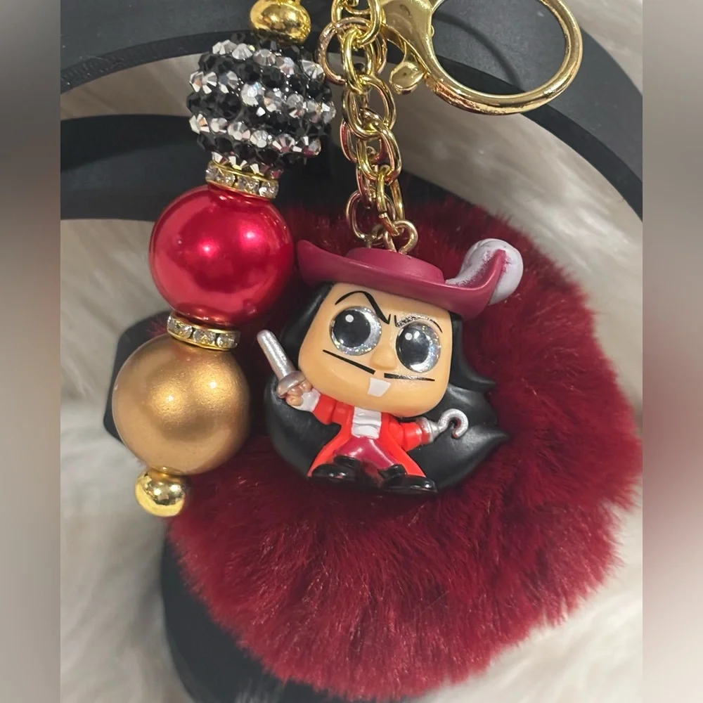 Captain Hook Doorables Keychain/Bag Charm Handmade